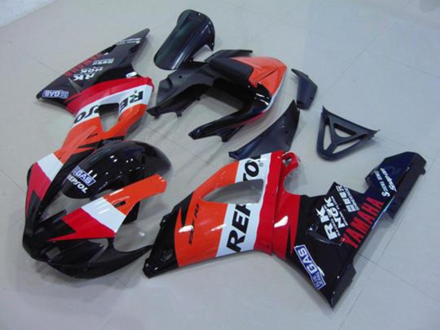 Cheapest 2000-2001 Repsol Yamaha YZF R1 Bike Fairing Kit
