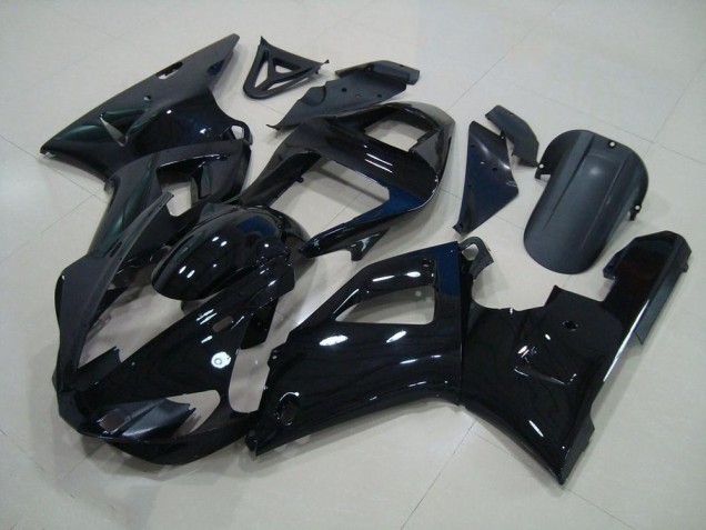 Cheapest 2000-2001 Black Yamaha YZF R1 Motorcycle Fairing Kits