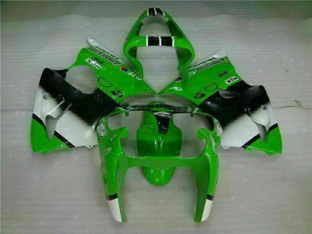 Cheapest 2000-2002 Green Black Kawasaki ZX6R Motorbike Fairing