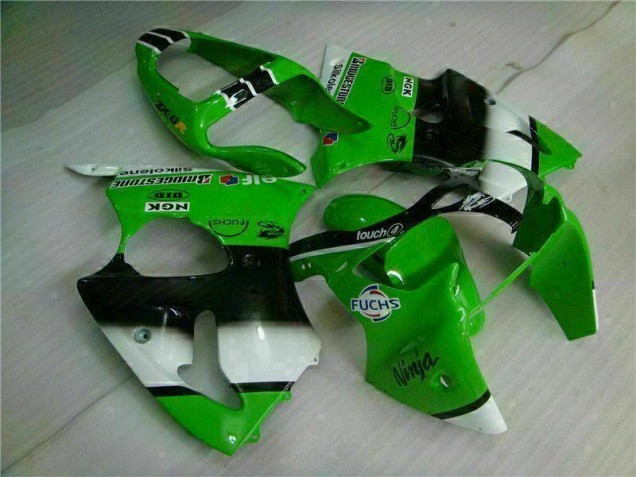 Cheapest 2000-2002 Green Black Kawasaki ZX6R Motorbike Fairing