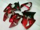 Cheapest 2000-2002 Red Black Kawasaki ZX6R Bike Fairing Kit