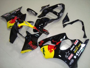 Cheapest 2000-2002 Red Bull Kawasaki ZX6R Motorcycle Fairings Kits