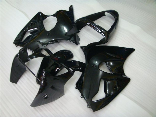 Cheapest 2000-2002 Glossy Black Kawasaki ZX6R Motorbike Fairing Kits