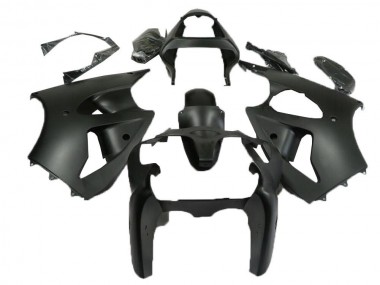 Cheapest 2000-2002 Matte Black Kawasaki ZX6R Motorcycle Fairings Kits