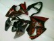 Cheapest 2000-2002 Black Red Flame Kawasaki ZX6R Motorcycle Fairing Kits