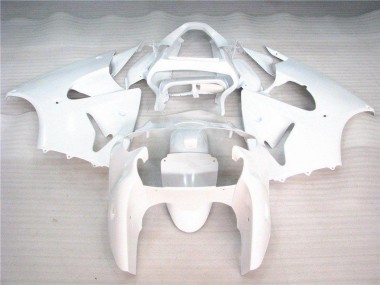 Cheapest 2000-2002 Glossy White Kawasaki ZX6R Bike Fairing