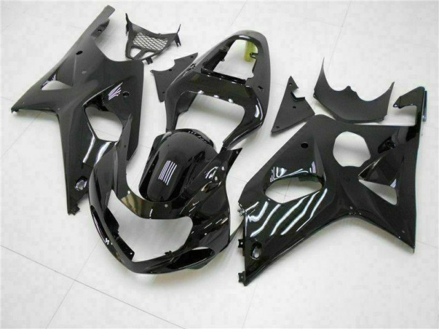 Cheapest 2000-2002 Glossy Black Suzuki GSXR 1000 Motorbike Fairing