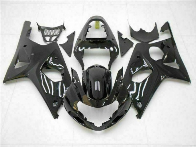 Cheapest 2000-2002 Glossy Black Suzuki GSXR 1000 Motorbike Fairing