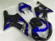 Cheapest 2000-2002 Blue Black Suzuki GSXR 1000 Motorcycle Fairings Kit