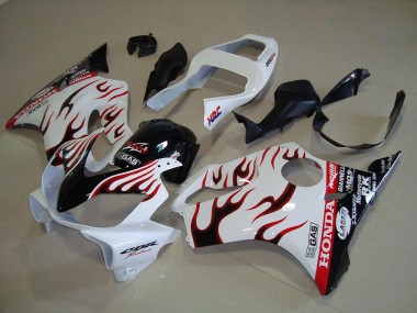 Cheapest 2001-2003 White Flame Honda CBR600 F4i Motorcylce Fairings