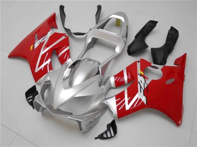 Cheapest 2001-2003 Silver Red Honda CBR600 F4i Bike Fairings