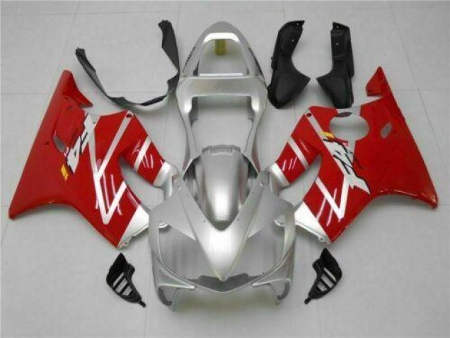 Cheapest 2001-2003 Silver Red Honda CBR600 F4i Bike Fairings