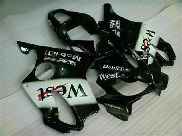 Cheapest 2001-2003 White Black West Honda CBR600 F4i Bike Fairings