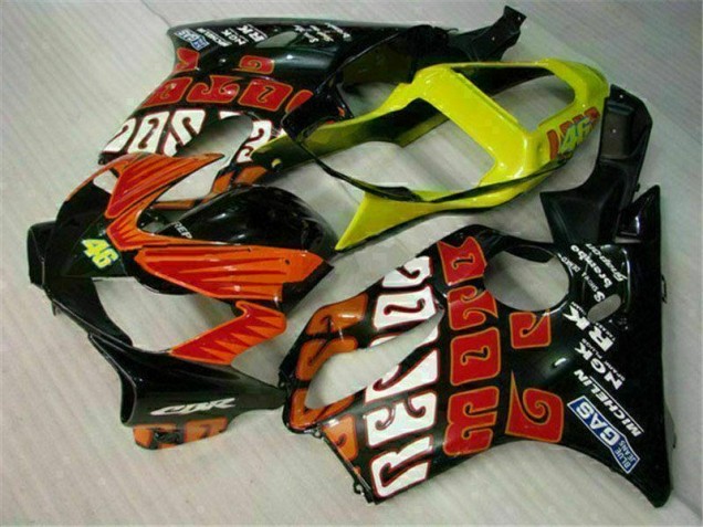 Cheapest 2001-2003 Orange Black Honda CBR600 F4i Replacement Motorcycle Fairings