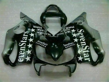 Cheapest 2001-2003 Black Silver Seven Stars Honda CBR600 F4i Motorbike Fairing