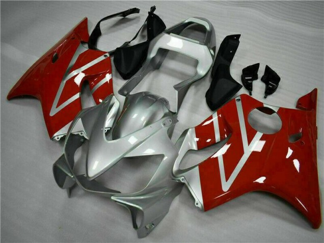 Cheapest 2001-2003 Red Silver Honda CBR600 F4i Motor Bike Fairings