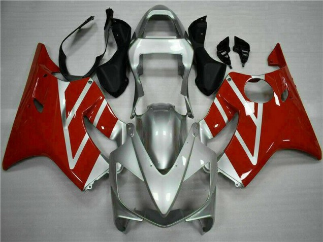 Cheapest 2001-2003 Red Silver Honda CBR600 F4i Motor Bike Fairings
