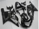Cheapest 2001-2003 Black White Flame Suzuki GSXR 600/750 Motorcycle Fairing Kits
