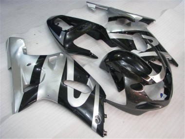 Cheapest 2001-2003 Silver Black Suzuki GSXR 600/750 Bike Fairings