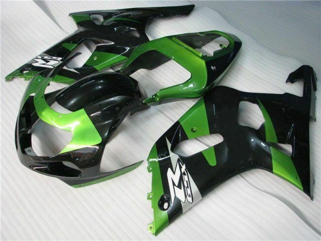 Cheapest 2001-2003 Green Black Suzuki GSXR 600/750 Motorbike Fairing
