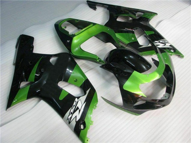 Cheapest 2001-2003 Green Black Suzuki GSXR 600/750 Motorbike Fairing