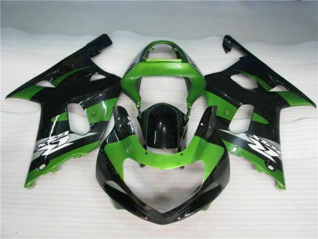 Cheapest 2001-2003 Green Black Suzuki GSXR 600/750 Motorbike Fairing