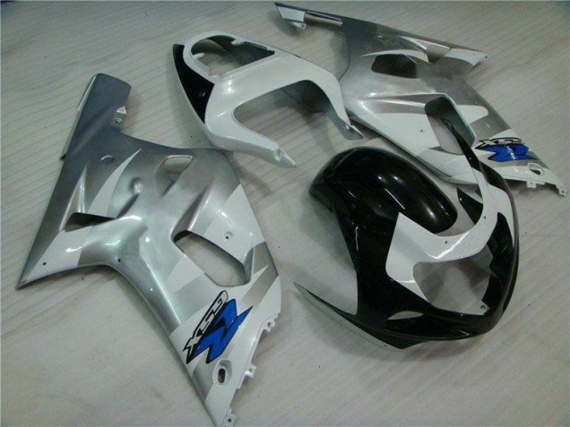 Cheapest 2001-2003 Silver Black Suzuki GSXR 600/750 Motorbike Fairing Kits