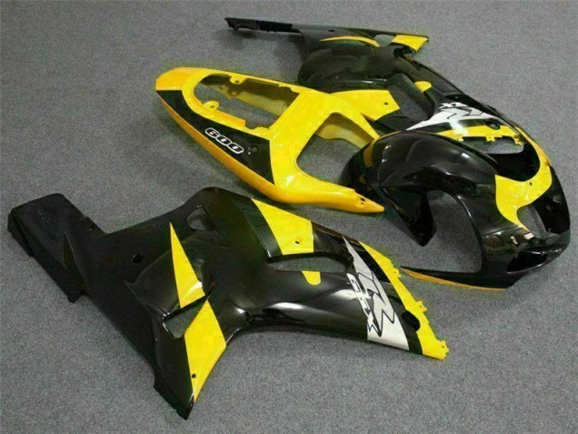 Cheapest 2001-2003 Yellow Black Suzuki GSXR 600/750 Motorcycle Replacement Fairings