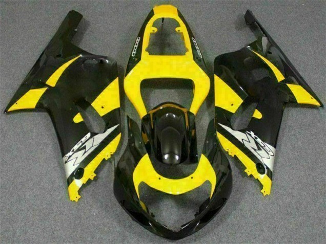 Cheapest 2001-2003 Yellow Black Suzuki GSXR 600/750 Motorcycle Replacement Fairings