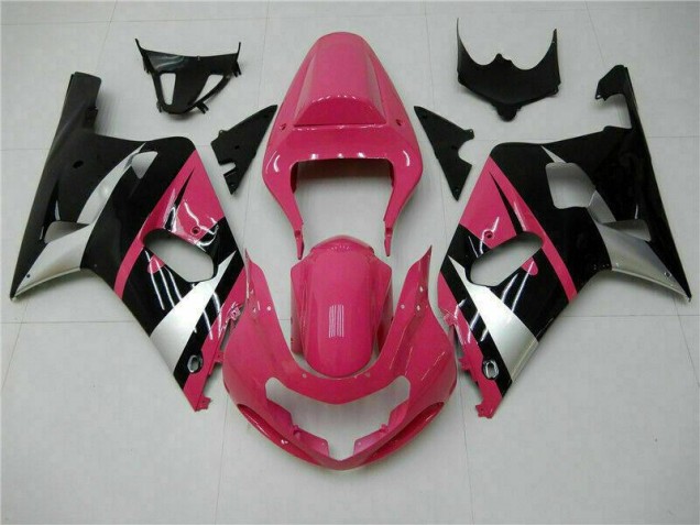 Cheapest 2001-2003 Pink Black Suzuki GSXR 600/750 Replacement Fairings