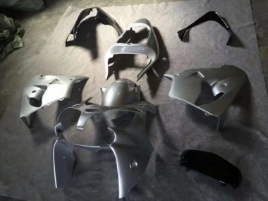 Cheapest 2002-2003 Silver Glossy Black Kawasaki ZX9R Motorcycle Fairing Kits