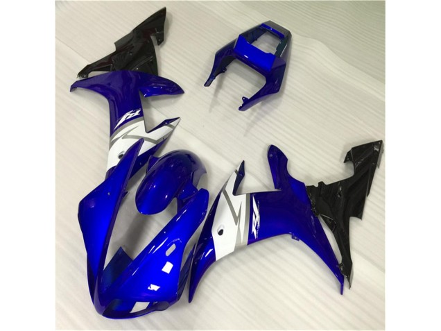 Cheapest 2002-2003 Blue White Yamaha YZF R1 Motorcycle Fairing Kits