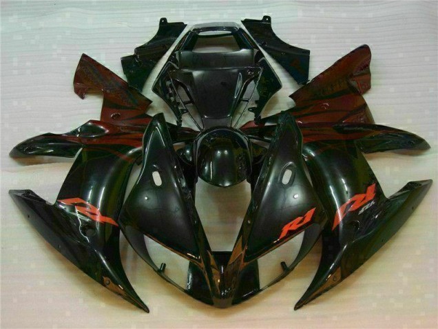 Cheapest 2002-2003 Black Yamaha YZF R1 Bike Fairings