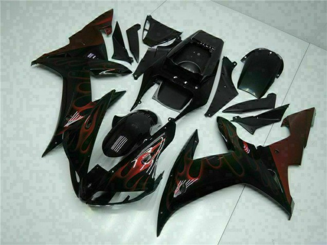 Cheapest 2002-2003 Black Yamaha YZF R1 Motorcyle Fairings
