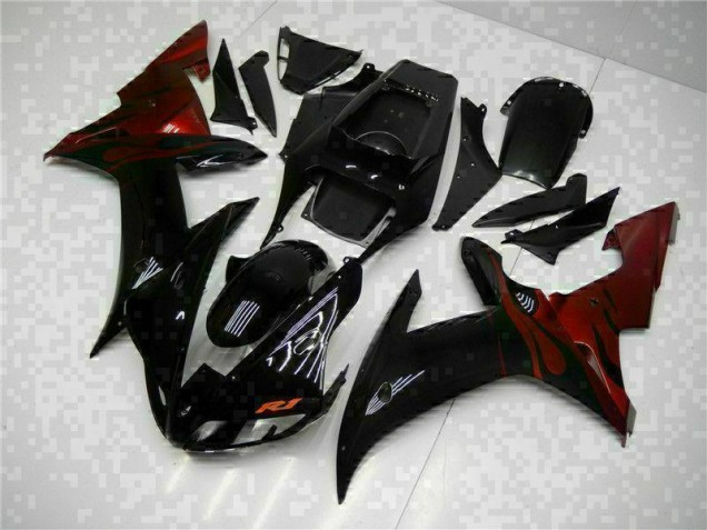 Cheapest 2002-2003 Black Yamaha YZF R1 Motorcycle Fairings