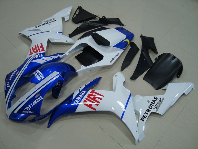 Cheapest 2002-2003 Blue White Yamaha YZF R1 Motorcycle Fairings Kit