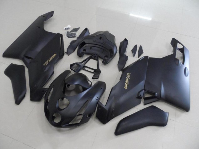 Cheapest 2003-2004 Matte Black Gold Decals Ducati 749 999 Motorbike Fairing