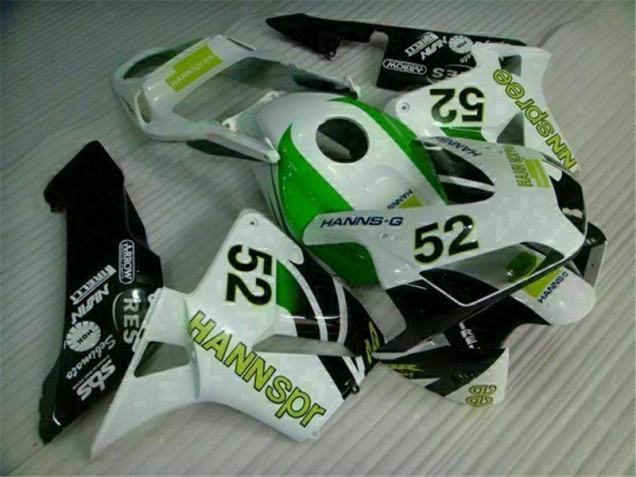 Cheapest 2003-2004 Green White Black Honda CBR600RR Bike Fairing Kit