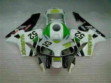 Cheapest 2003-2004 Green White Black Honda CBR600RR Bike Fairing Kit