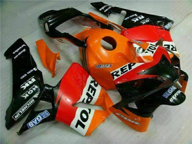 Cheapest 2003-2004 Orange Repsol Honda CBR600RR Motorbike Fairing Kits
