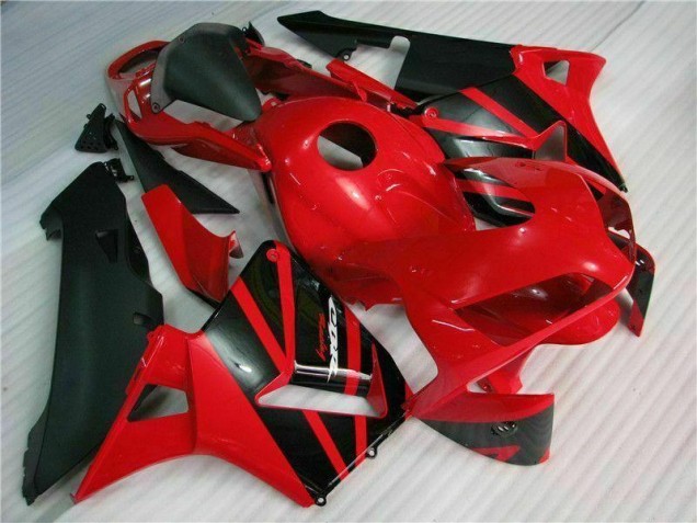 Cheapest 2003-2004 Red Black Honda CBR600RR Motorcycle Fairing Kit