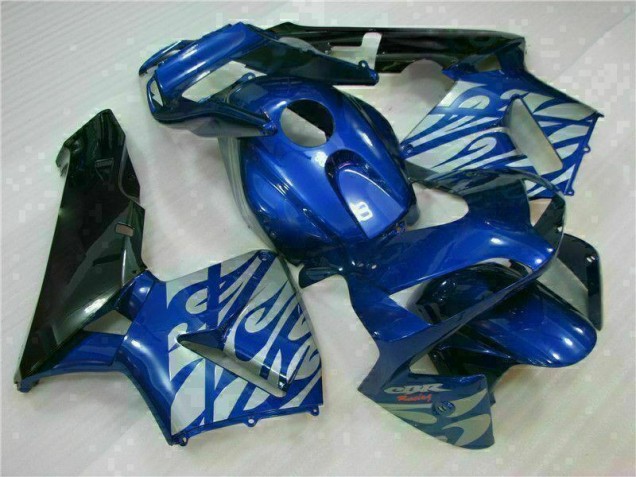 Cheapest 2003-2004 Blue with Silver Flame Honda CBR600RR Motorbike Fairing
