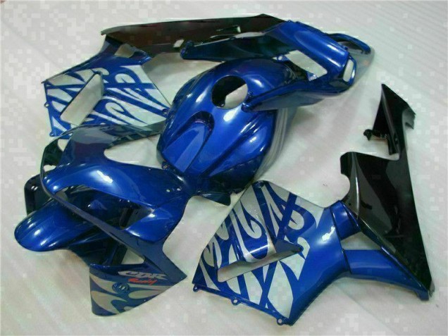 Cheapest 2003-2004 Blue with Silver Flame Honda CBR600RR Motorbike Fairing