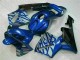 Cheapest 2003-2004 Blue with Silver Flame Honda CBR600RR Motorbike Fairing