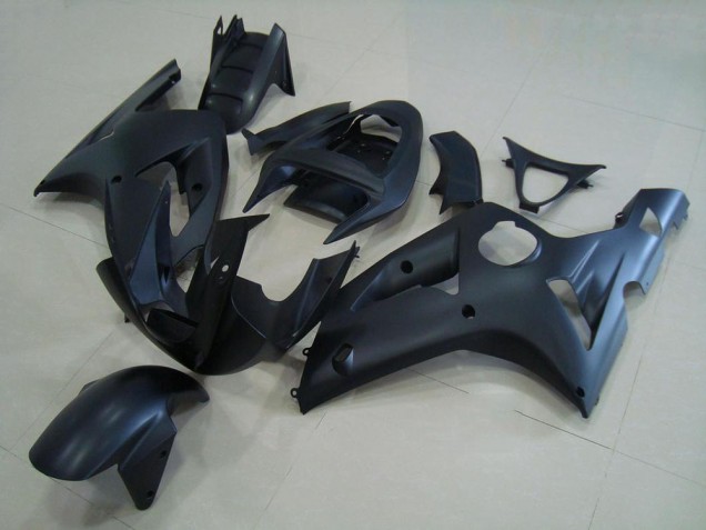 Cheapest 2003-2004 Matte Black Kawasaki ZX6R Motorcycle Fairing Kits