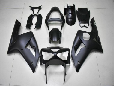 Cheapest 2003-2004 Matte Black Kawasaki ZX6R Motorbike Fairing Kits