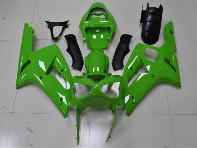 Cheapest 2003-2004 Green Kawasaki ZX6R Replacement Fairings