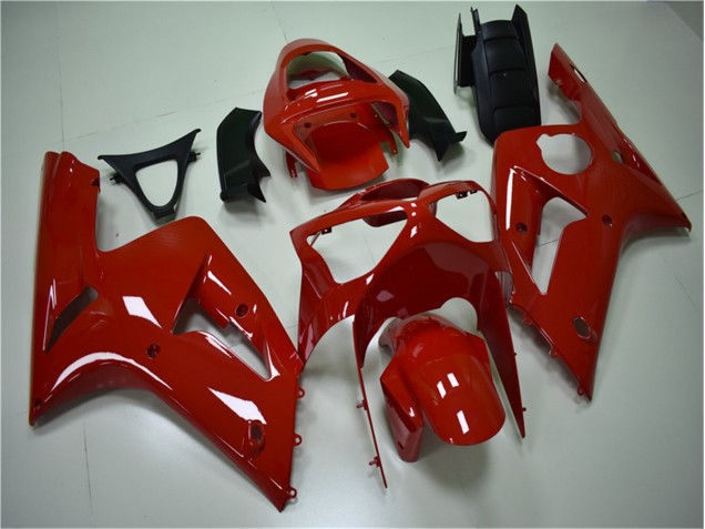 Cheapest 2003-2004 Red Kawasaki ZX6R Motor Fairings