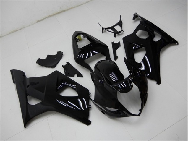 Cheapest 2003-2004 Glossy Black Suzuki GSXR 1000 Motorcycle Fairings Kits
