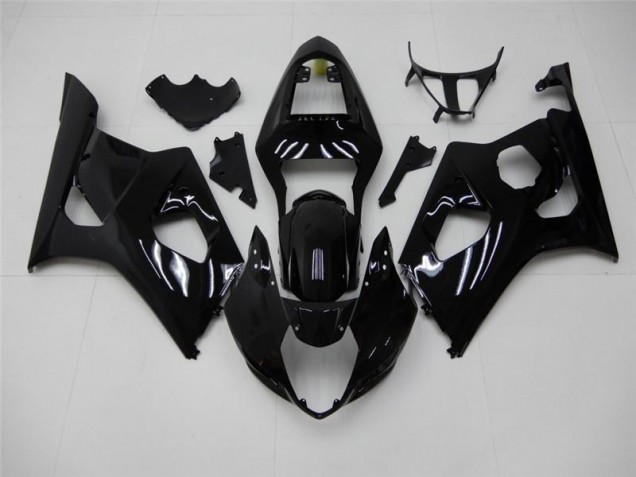 Cheapest 2003-2004 Glossy Black Suzuki GSXR 1000 Motorcycle Fairings Kits